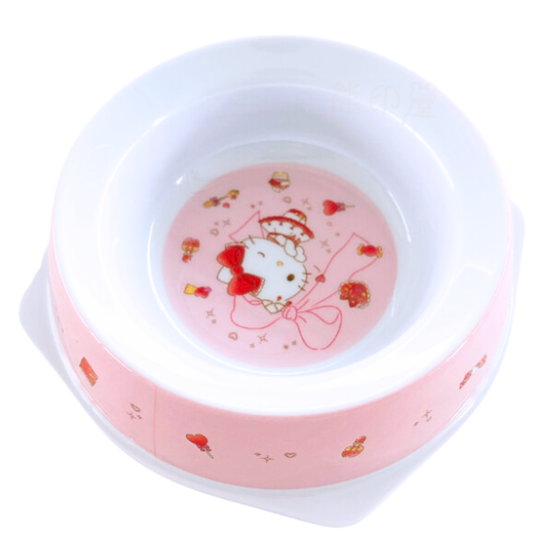 Sanrio - Hello Kitty款 寵物防滑食盆 狗碗貓碗 寵物碗 [平行進口]