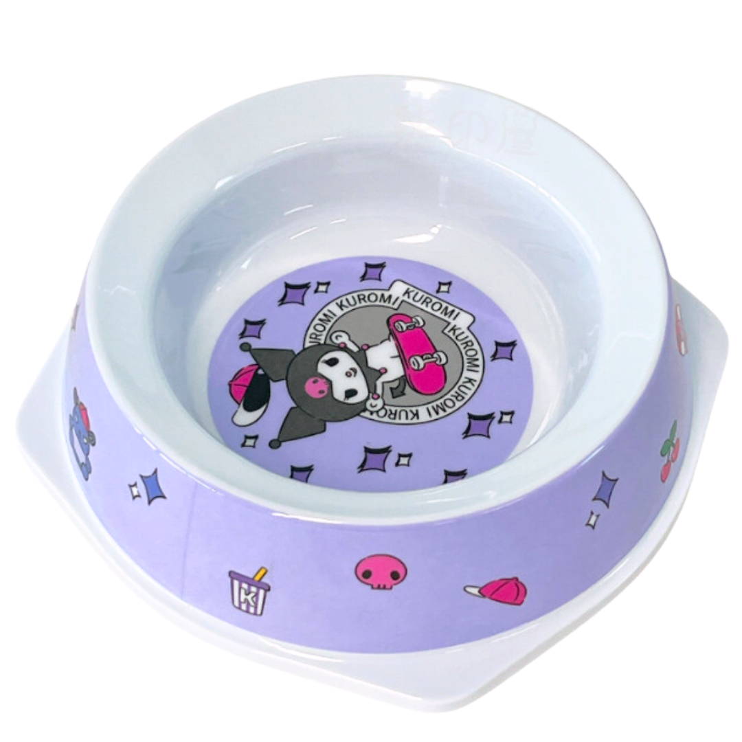 Sanrio - Kuromi款 寵物防滑食盆 狗碗貓碗 寵物碗 [平行進口]