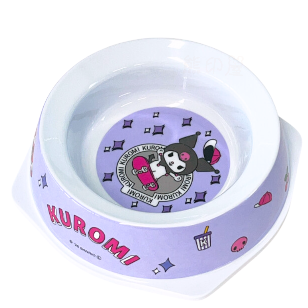 Sanrio - Kuromi款 寵物防滑食盆 狗碗貓碗 寵物碗 [平行進口]