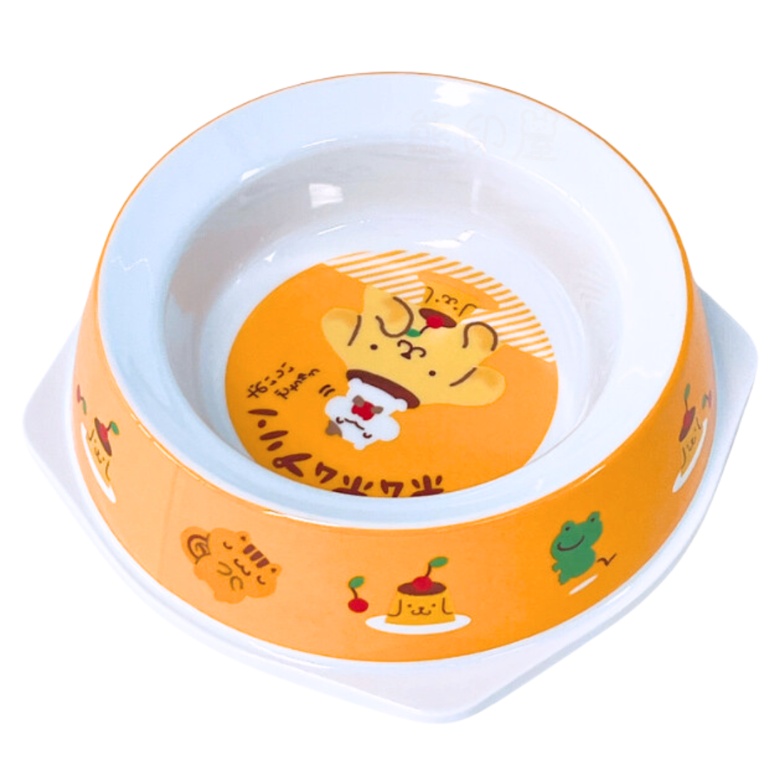 Sanrio - 布甸狗款 寵物防滑食盆 狗碗貓碗 布丁狗寵物碗 [平行進口]