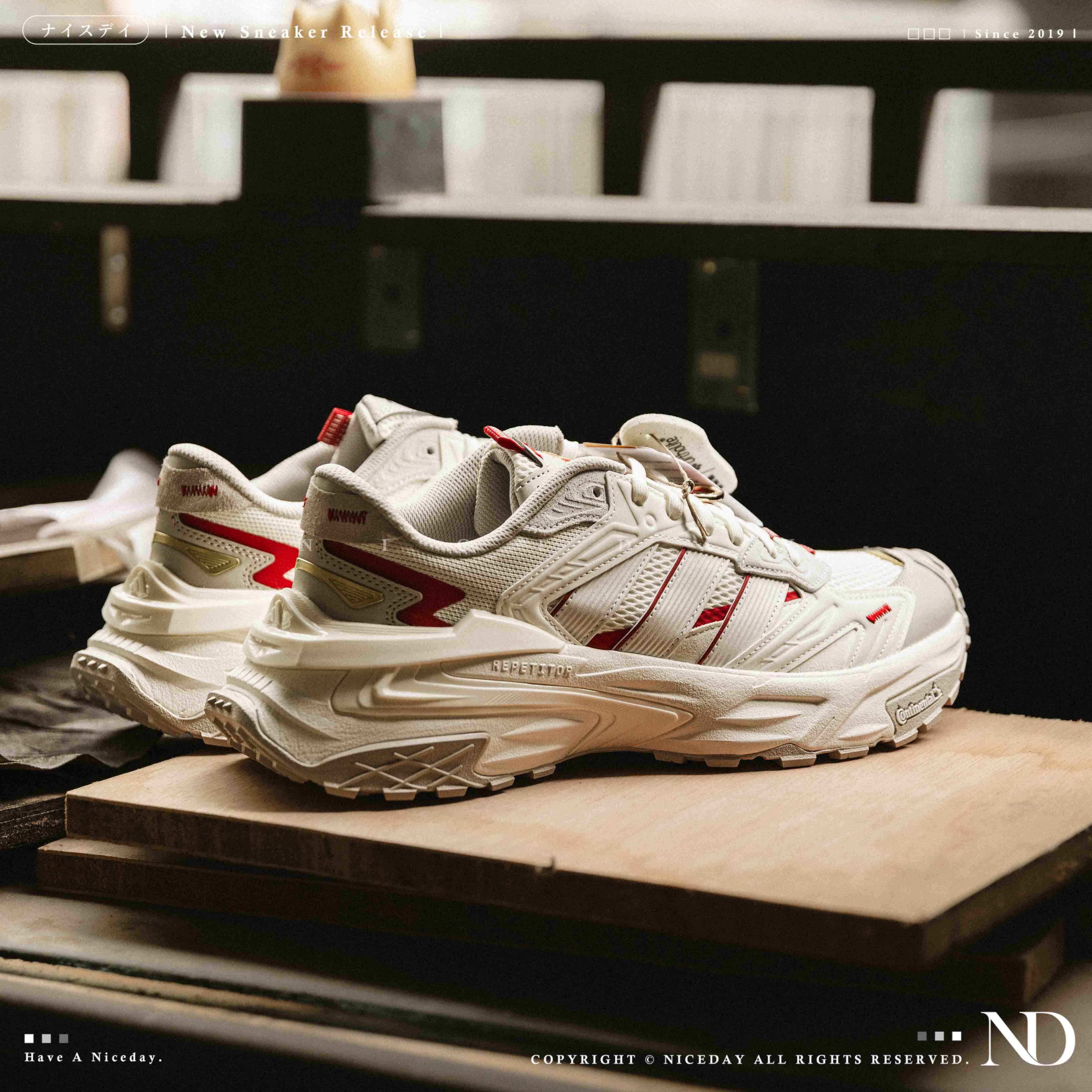 NICEDAY 代購 Adidas XLG Storm Edge CNY 白 白紅 馬年 新年 春節 農曆 馬 脫韁野馬 KI1855