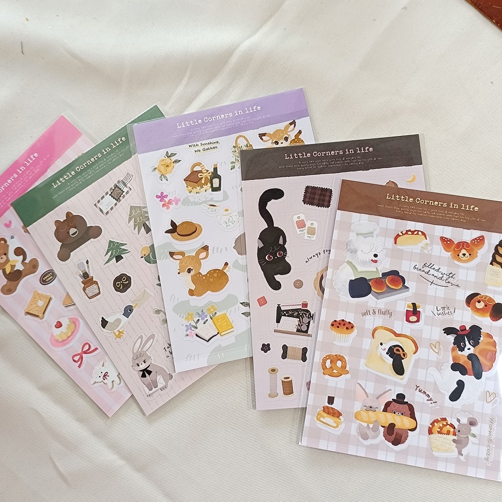 wwiinngg．透明PET手帳貼紙 共五款