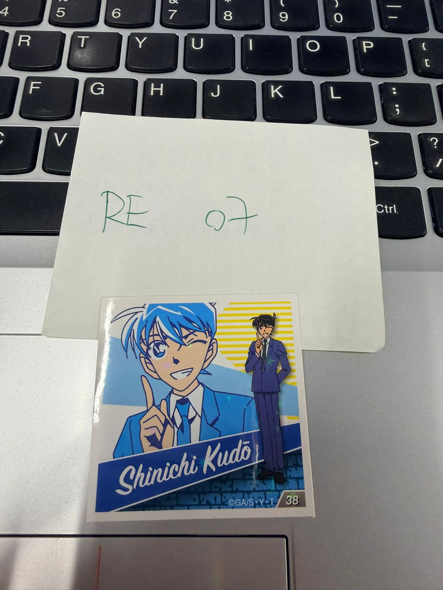 名偵探柯南 新一 貼紙 # RE07