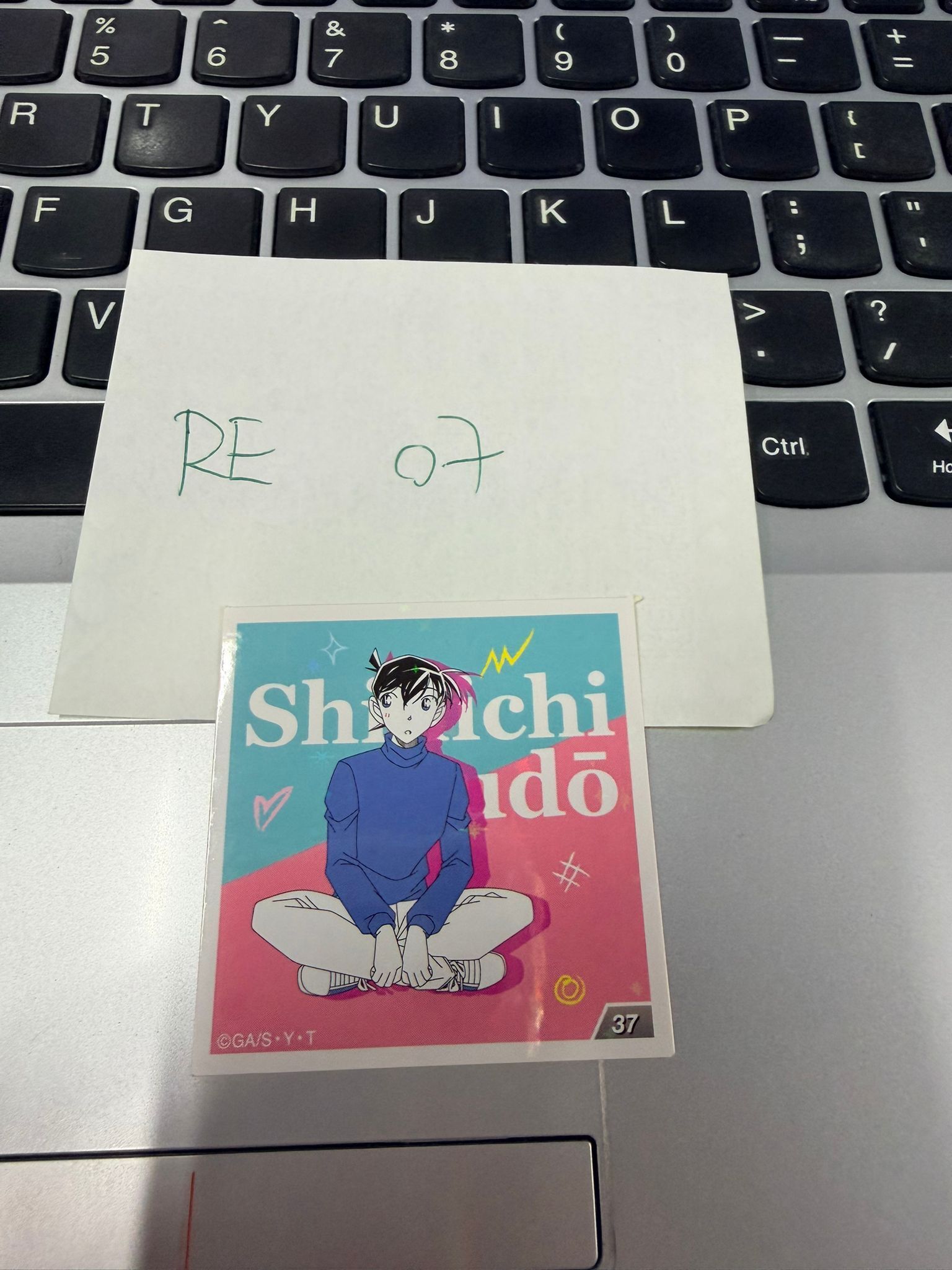 名偵探柯南 新一 貼紙 # RE07