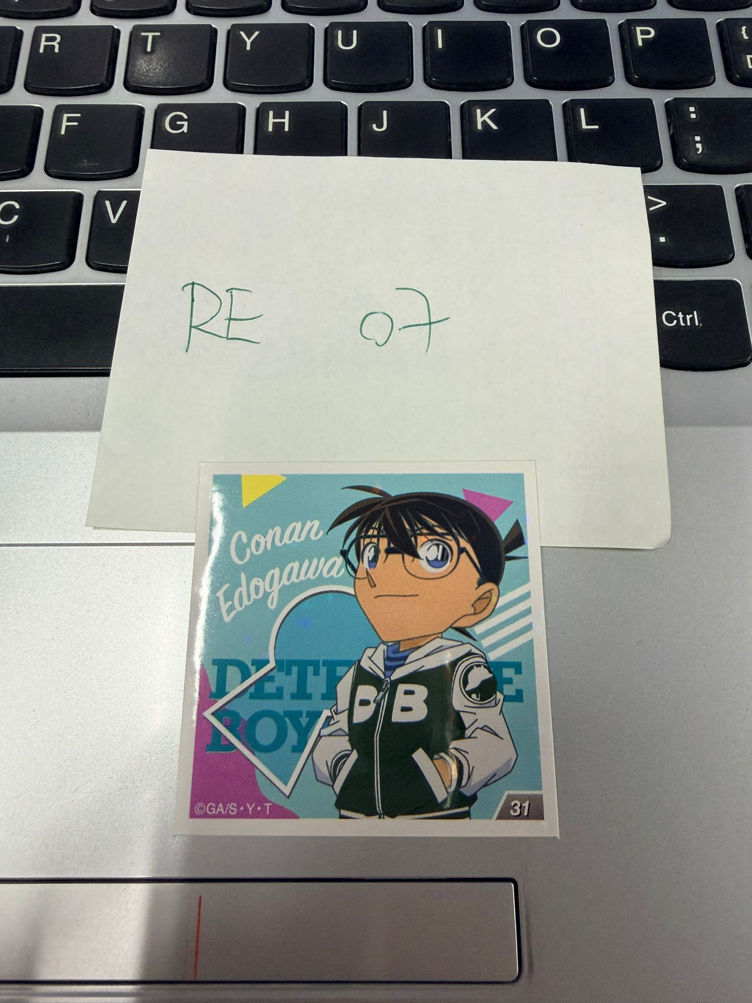 名偵探柯南 柯南 貼紙 # RE07