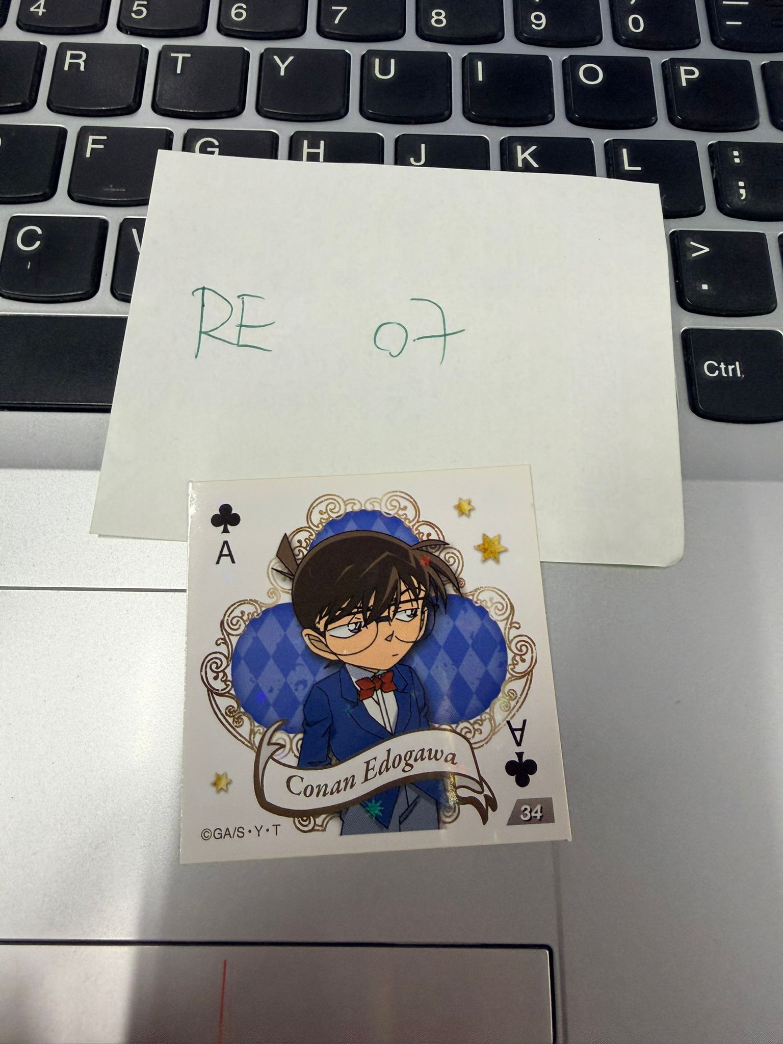 名偵探柯南 柯南 貼紙 # RE07