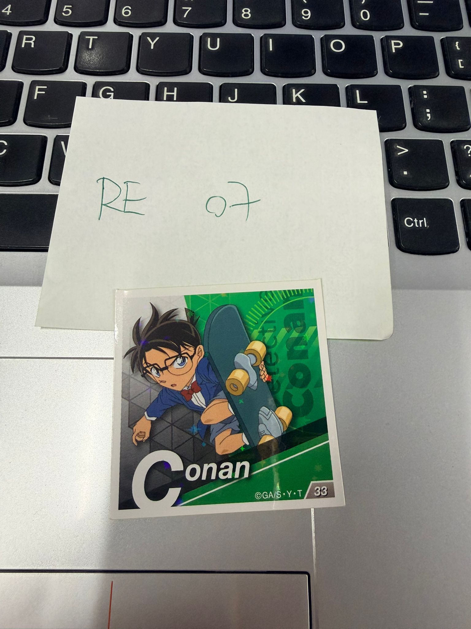 名偵探柯南 柯南 貼紙 # RE07