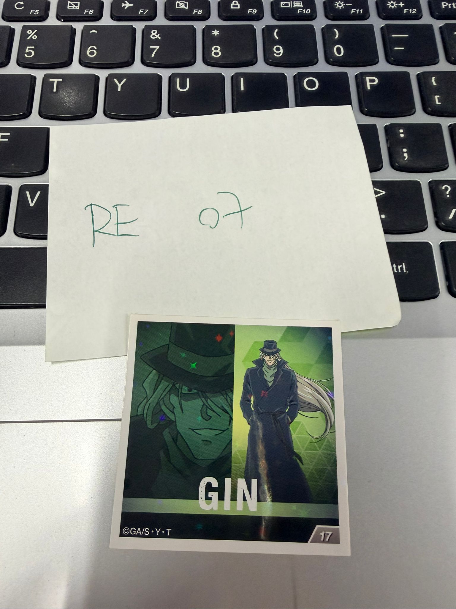 名偵探柯南 gin 貼紙 # RE07