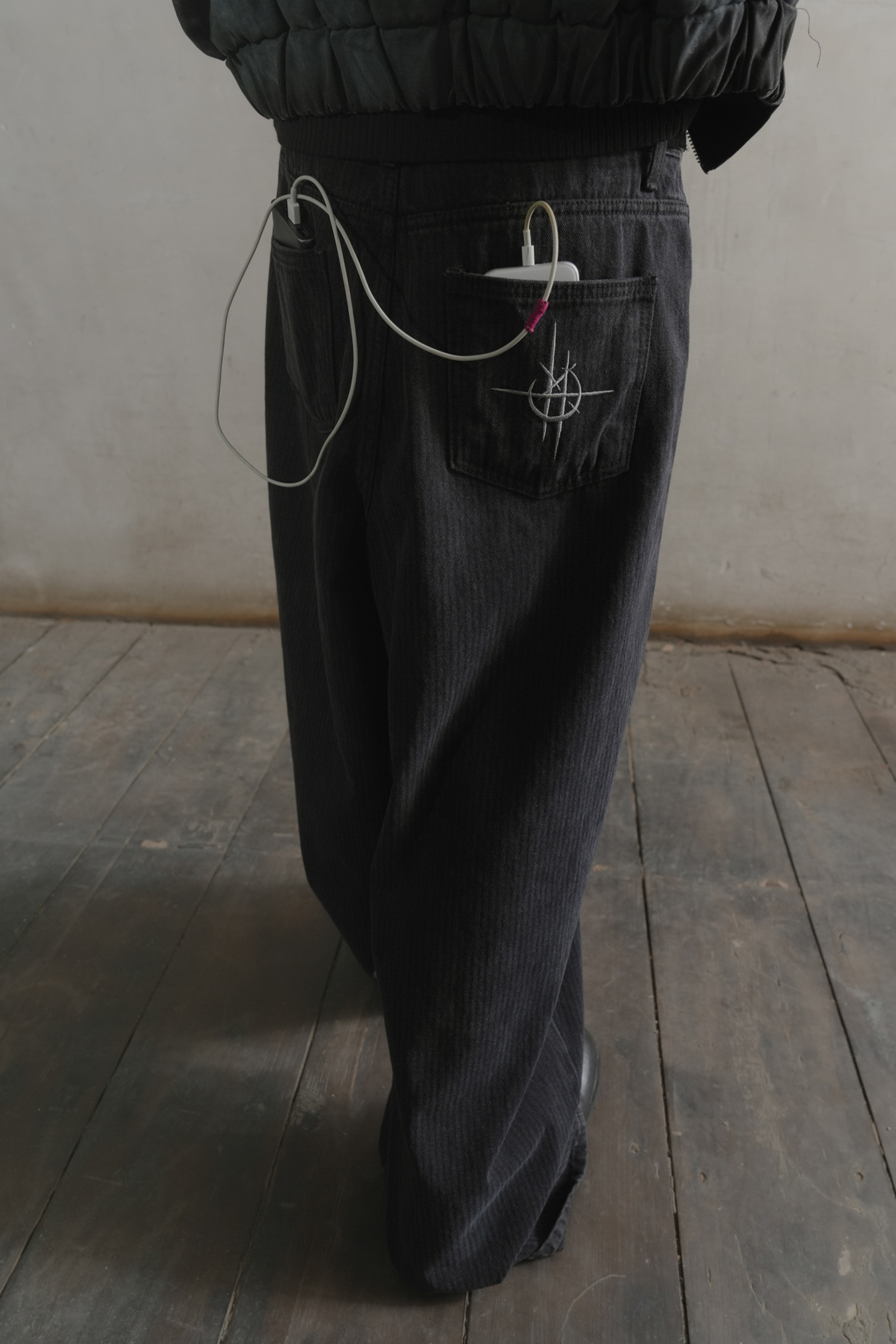 Cerix Stripe Denim Pants #牛仔褲