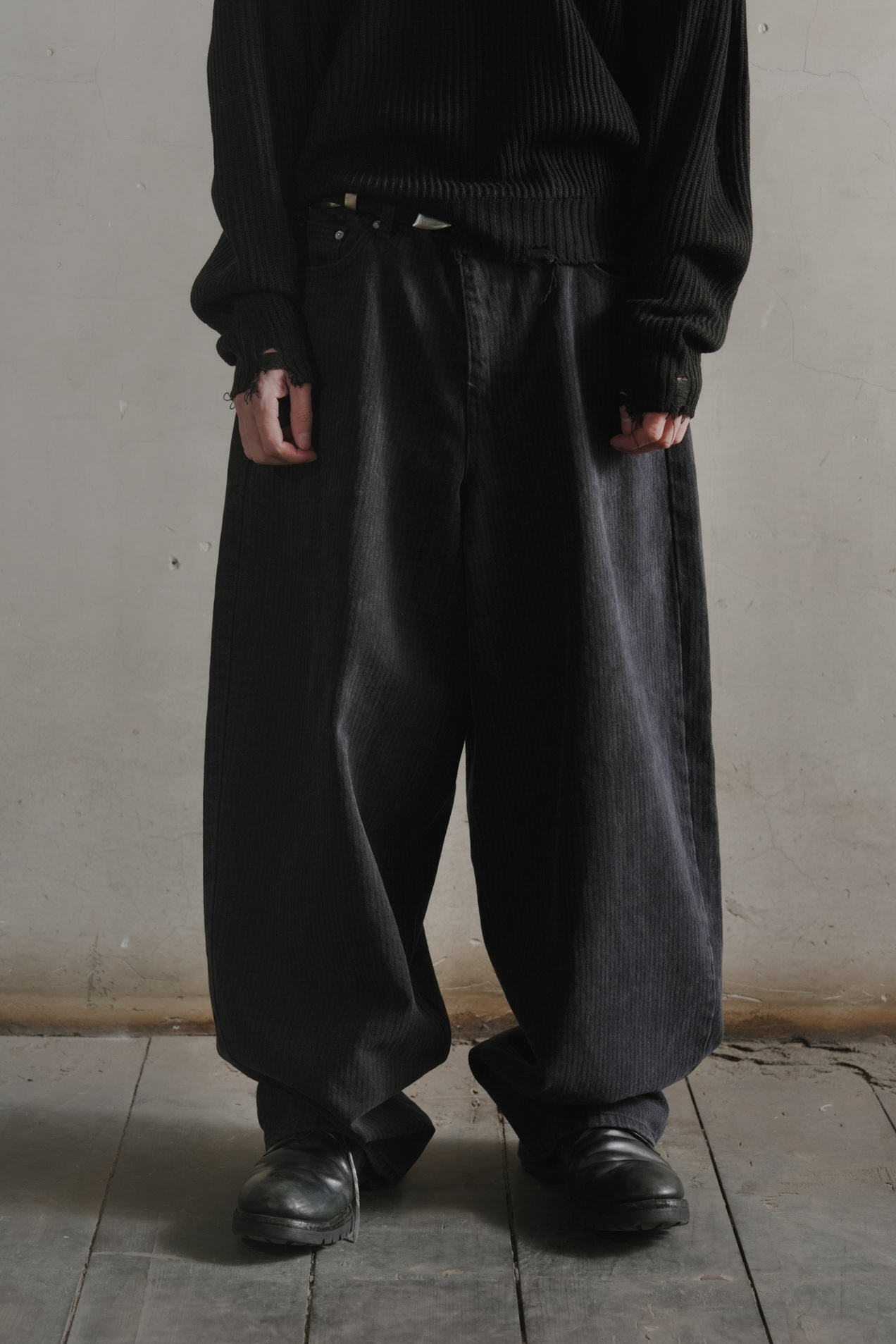 Cerix Stripe Denim Pants #牛仔褲