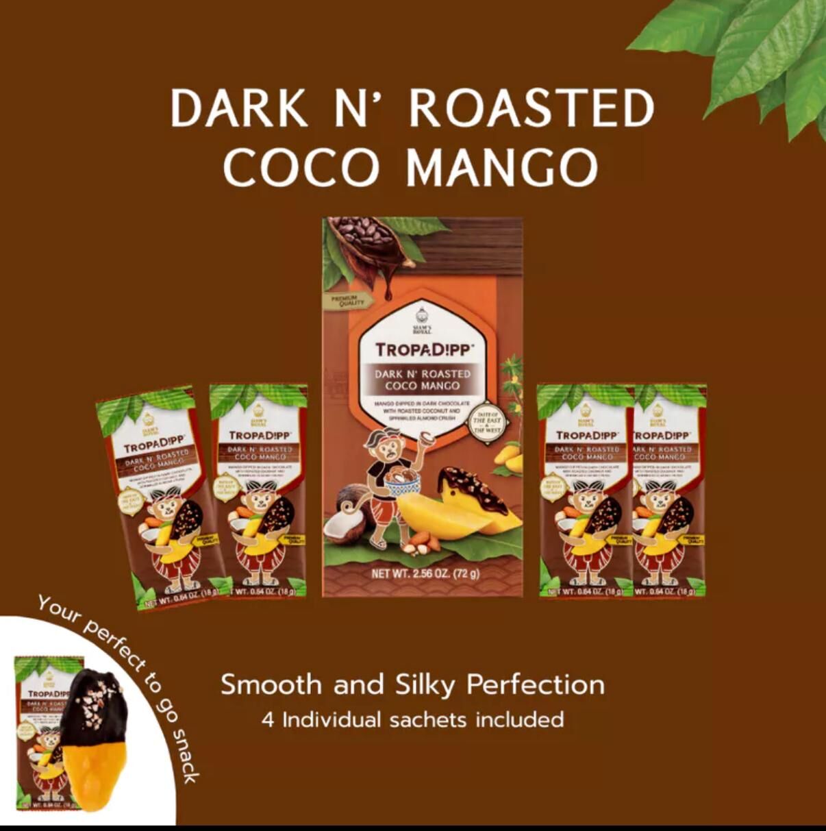 泰國Siam's Royal 黑朱古力芒果乾 72g