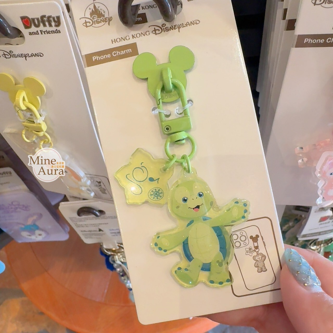 奧樂米拉 海龜 OluMel 米奇頭造型 手機吊飾 掛飾 -香港迪士尼樂園