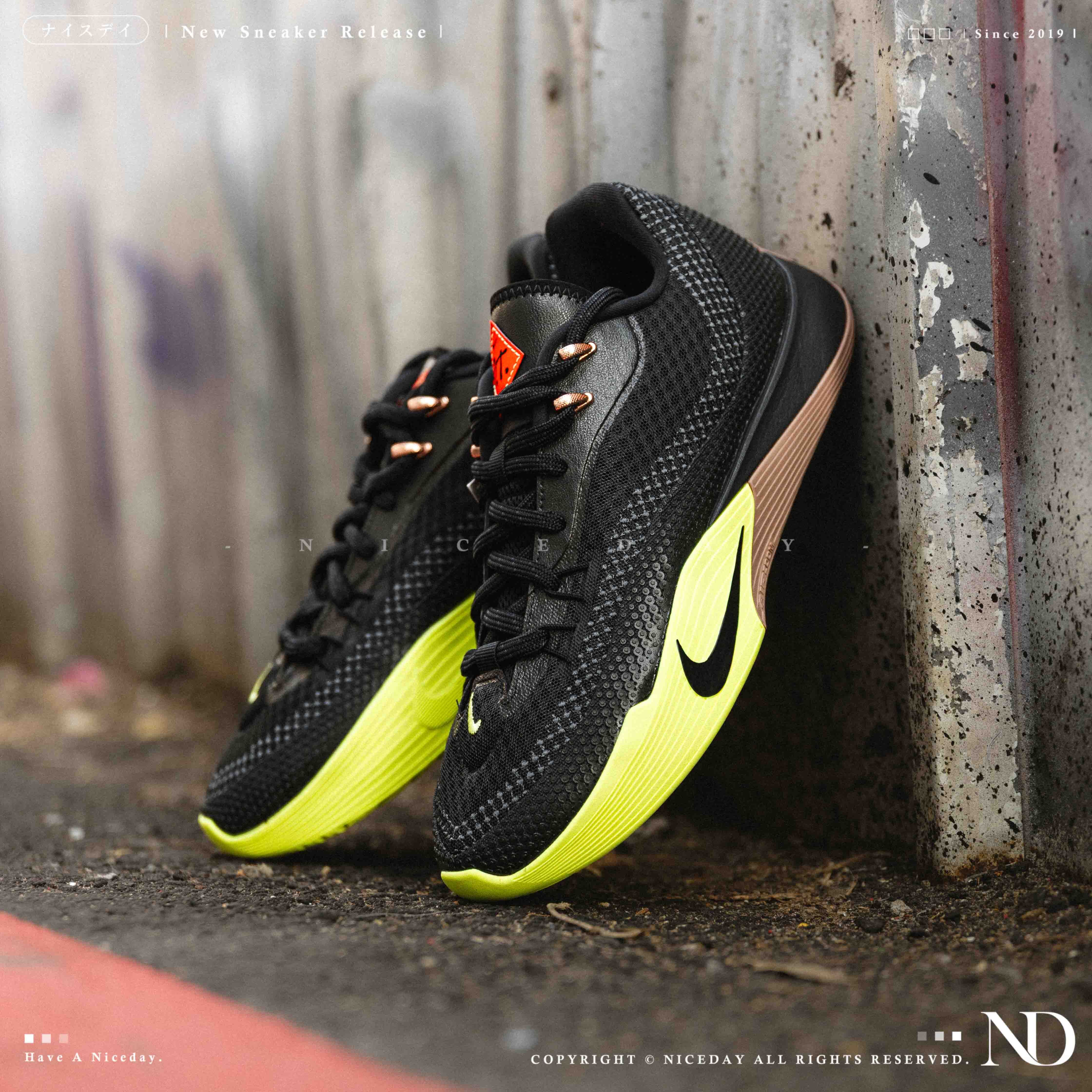 NICEDAY 現貨 Nike S.T. Flare EP 黑黃 螢光綠 實戰 籃球鞋 男鞋 HF0232-004