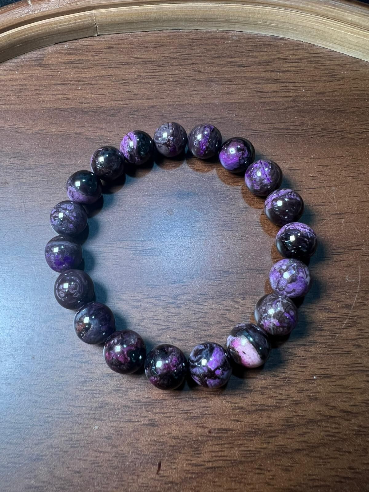 【直播】LL010819 頂級舒俱來紫手串 (10mm)