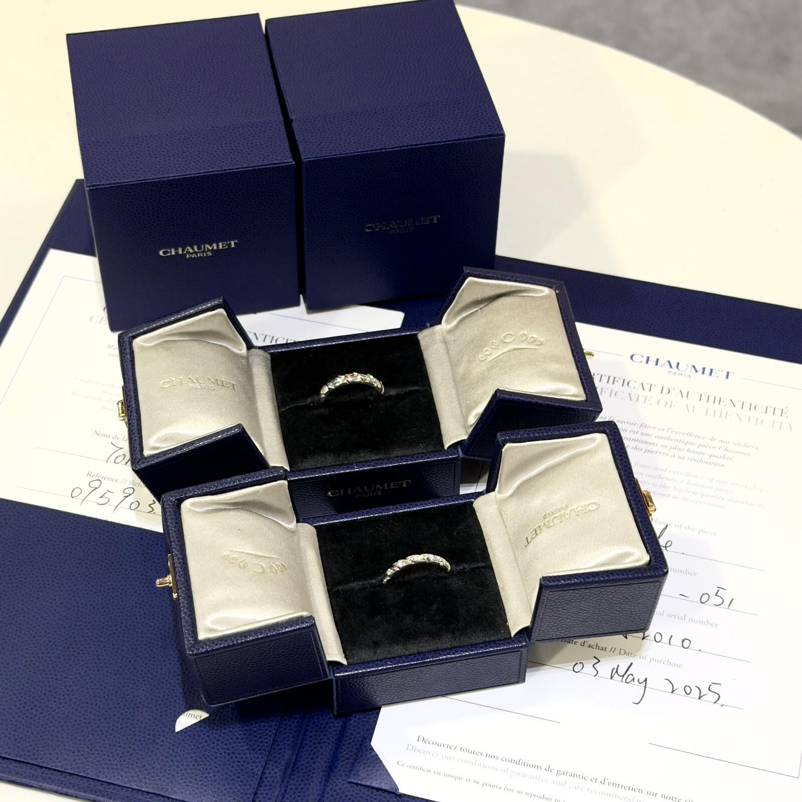 限時一週👍全新CHAUMET戒指 51碼 Torsade 鉑金鑽石戒指 2.5mm 082724 #訂婚戒指 #情人節禮物  #BRAND NEW #香榭站正品