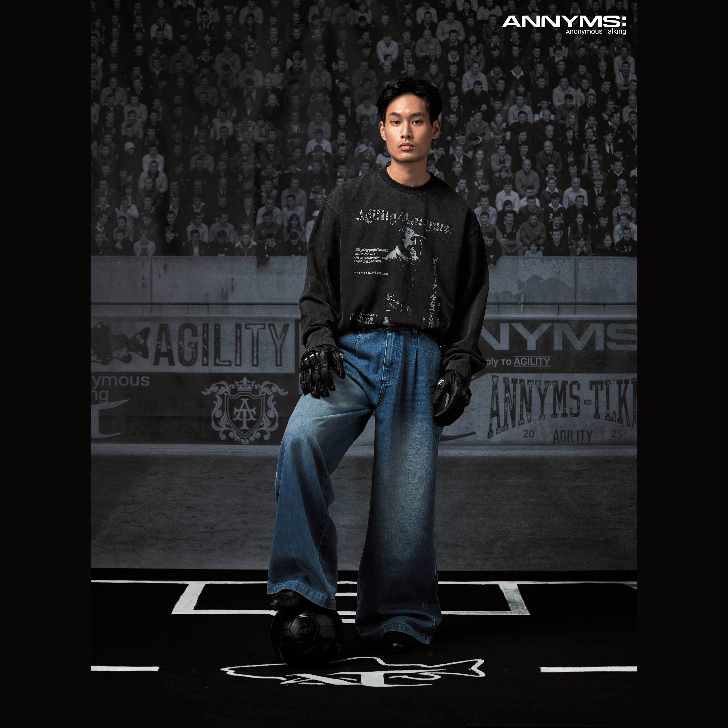 AT x AGILITY / Washed LS Tee 水洗 長袖Tee [AA-LS03]