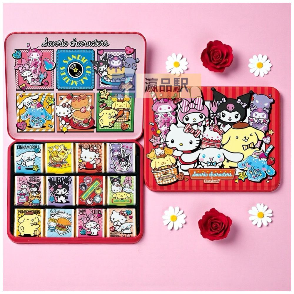 26025-MIX Sanrio x Goncharoff 2026 主角大集合 新年 / 情人節朱古力 12粒裝