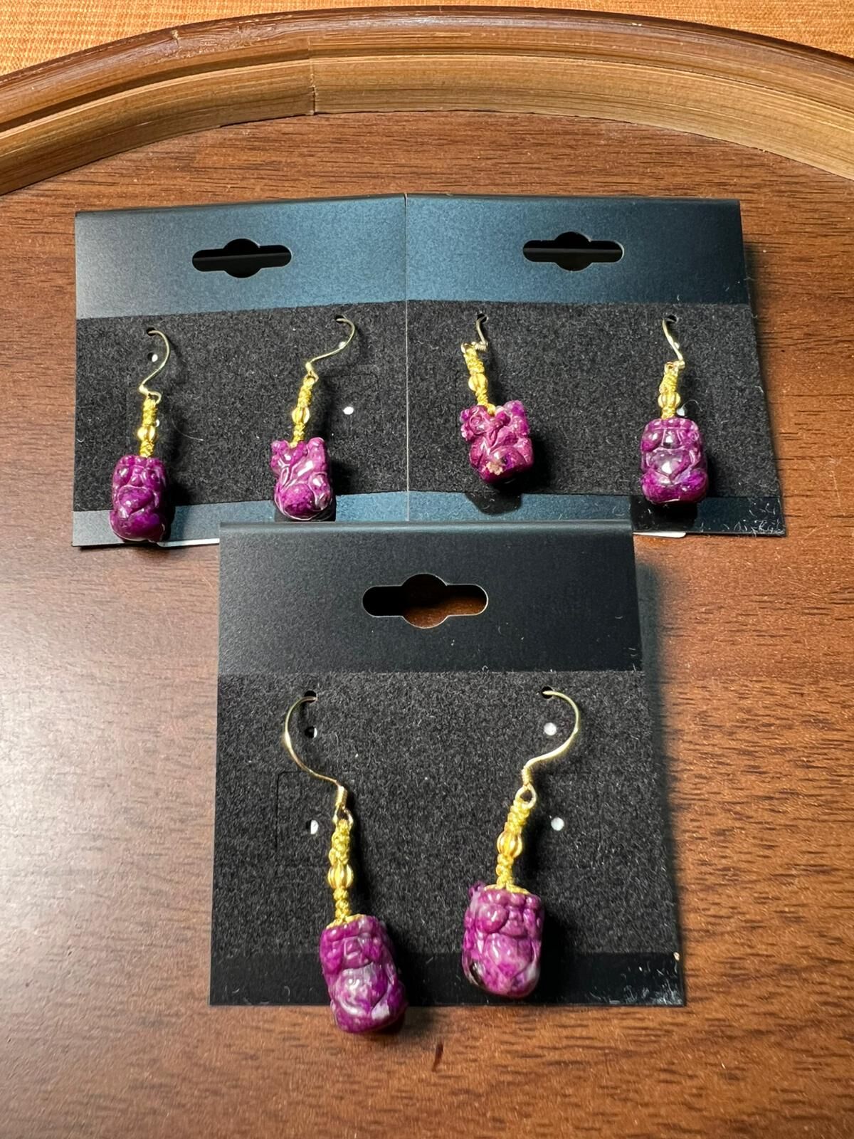 【直播】LL010839 舒俱來18k金貔貅耳環