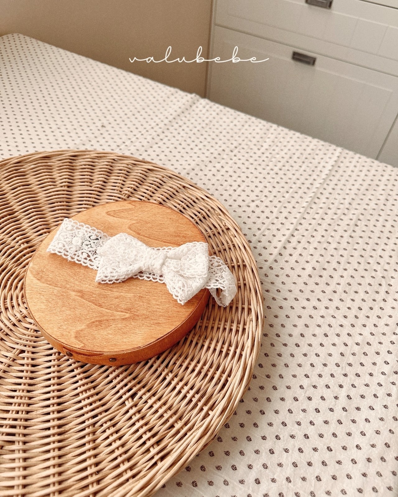 Valu Bebe Lace Ribbon Hairband