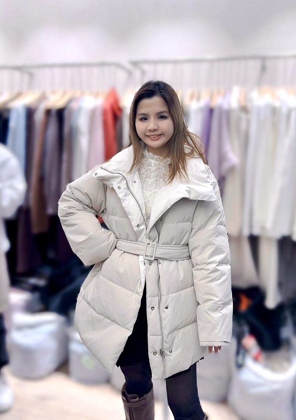 NE11 雙面 鴨絨90 胸43 長25.5 $1549