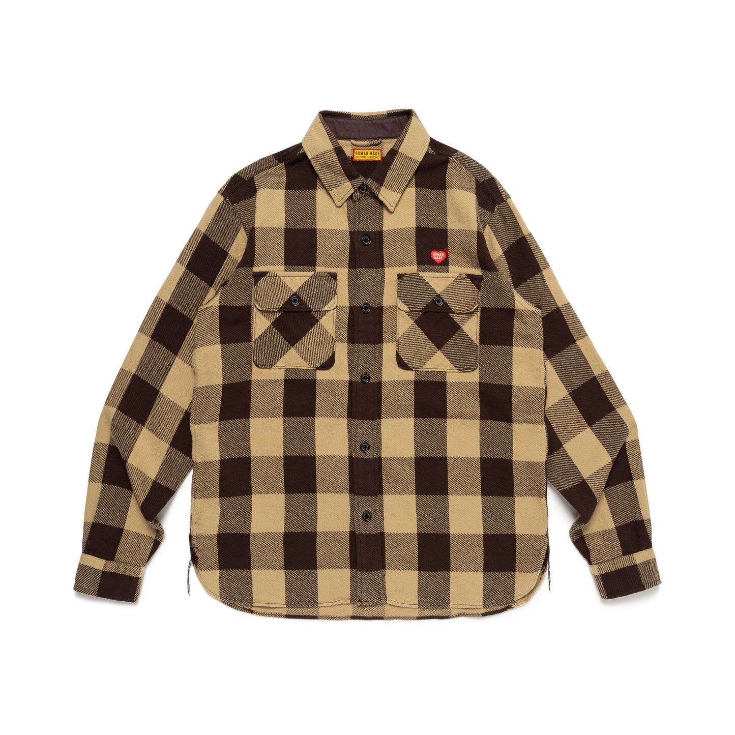 2025AW HUMAN MADE CHECK SHIRT 超限量 格紋 長袖 襯衫 現貨 HM30SH016