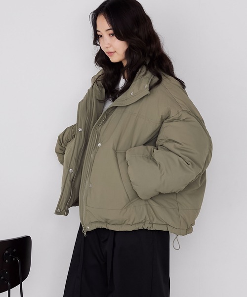 #半價折扣!!! 🇯🇵日本 Forksy. 保暖高領 蓬鬆感厚短版外套 防潑水