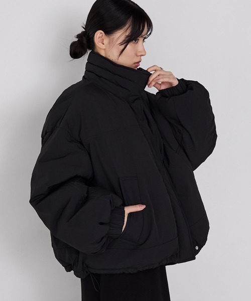 #半價折扣!!! 🇯🇵日本 Forksy. 保暖高領 蓬鬆感厚短版外套 防潑水