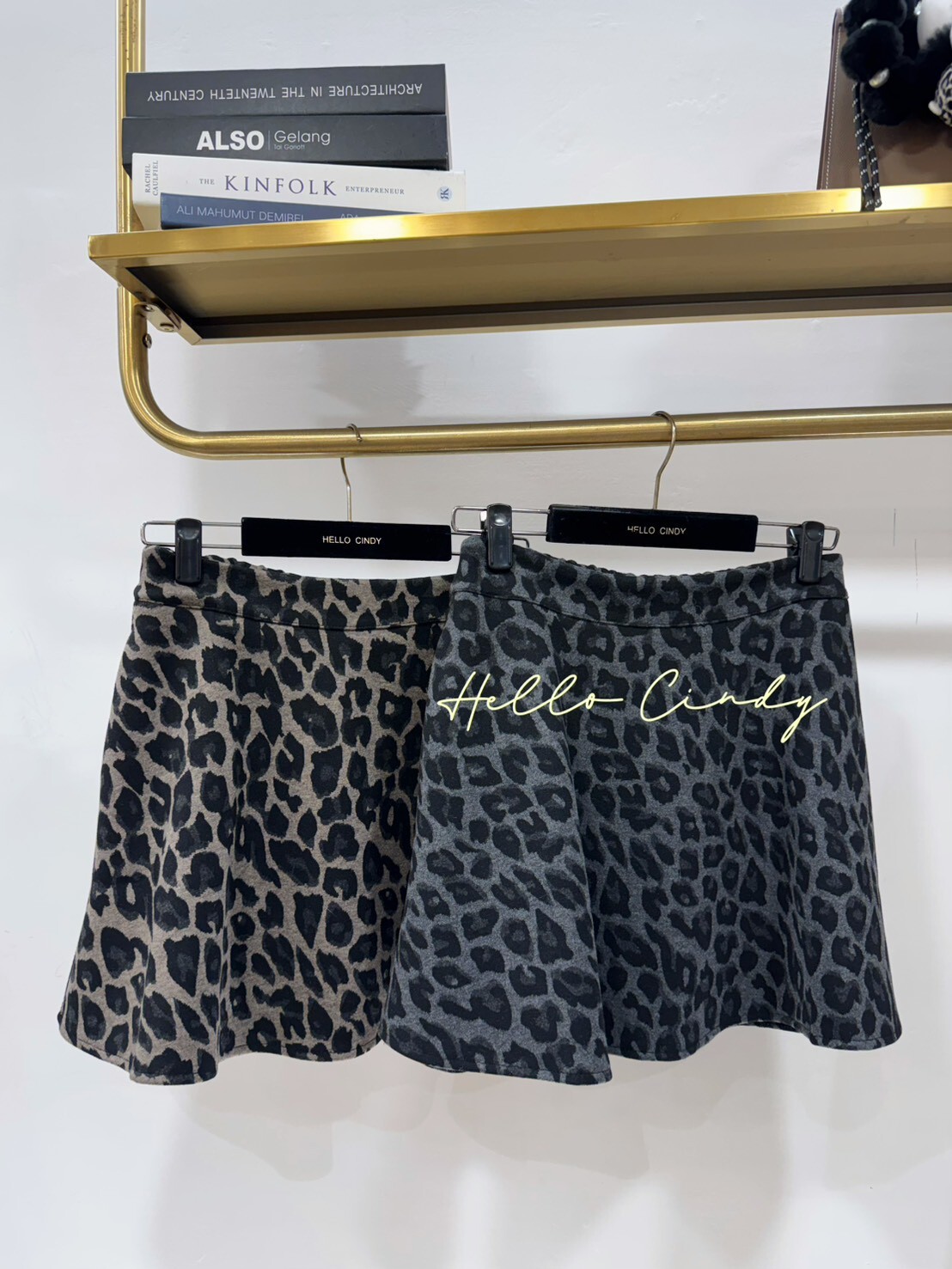 B01026 Cindy自留百搭豹紋小圓褲裙