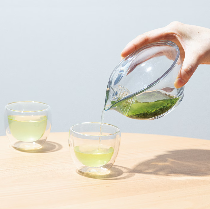 日本製 透明急須 透明片口抹茶碗