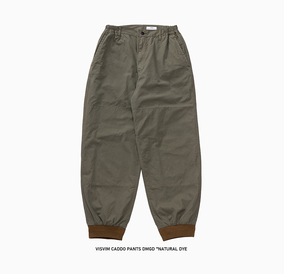 VISVIM 2026 S/S CADDO PANTS DMGD *NATURAL DYE 天然染 - PRE ORDER ITEM (預訂中)