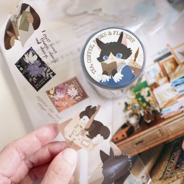 wwiinngg．我的小時光 4.5cm亮面PET膠帶 <整捲/分裝>