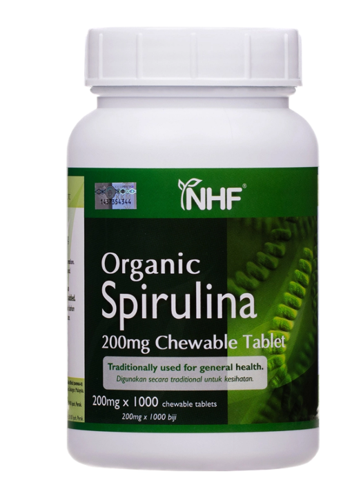 CA260107-Y5-NHF-Organic Spirulina 螺旋藻 (1000 Tablets) (EXP 5/2027)
