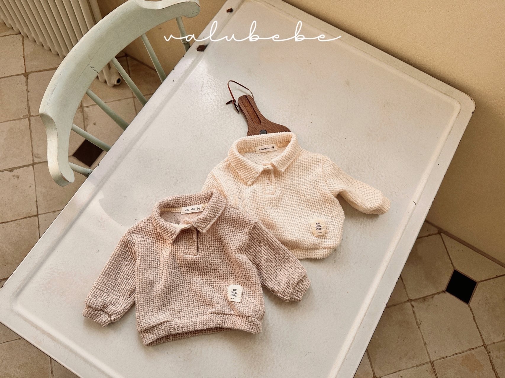 Valu Bebe Dalkong Knit Collar Tee
