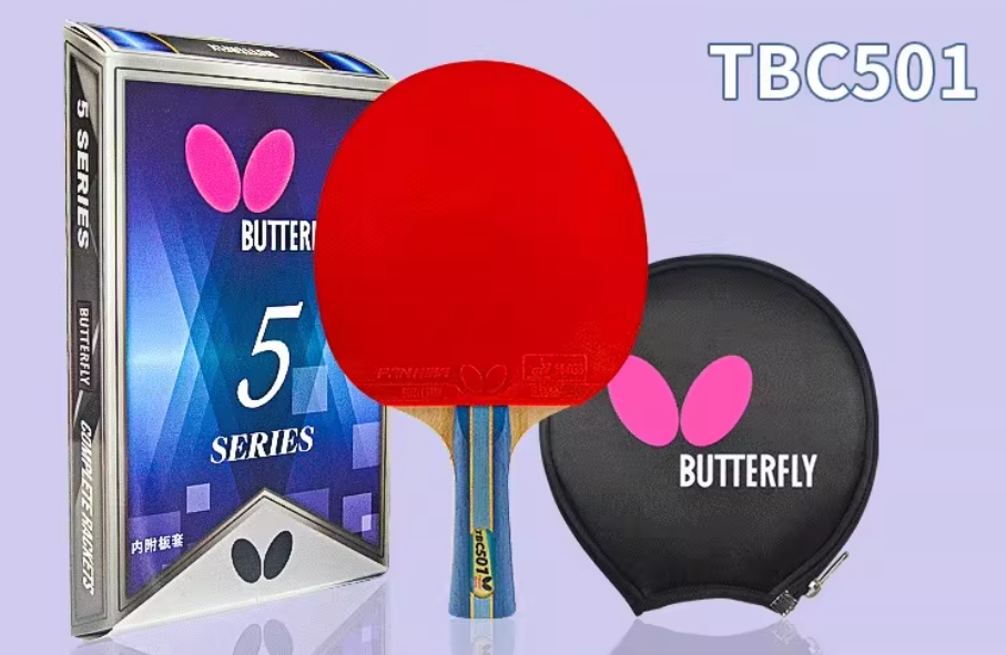 BUTTERFLY  蝴蝶牌 TBC501 5星 雙反直板/橫板 乒乓球拍