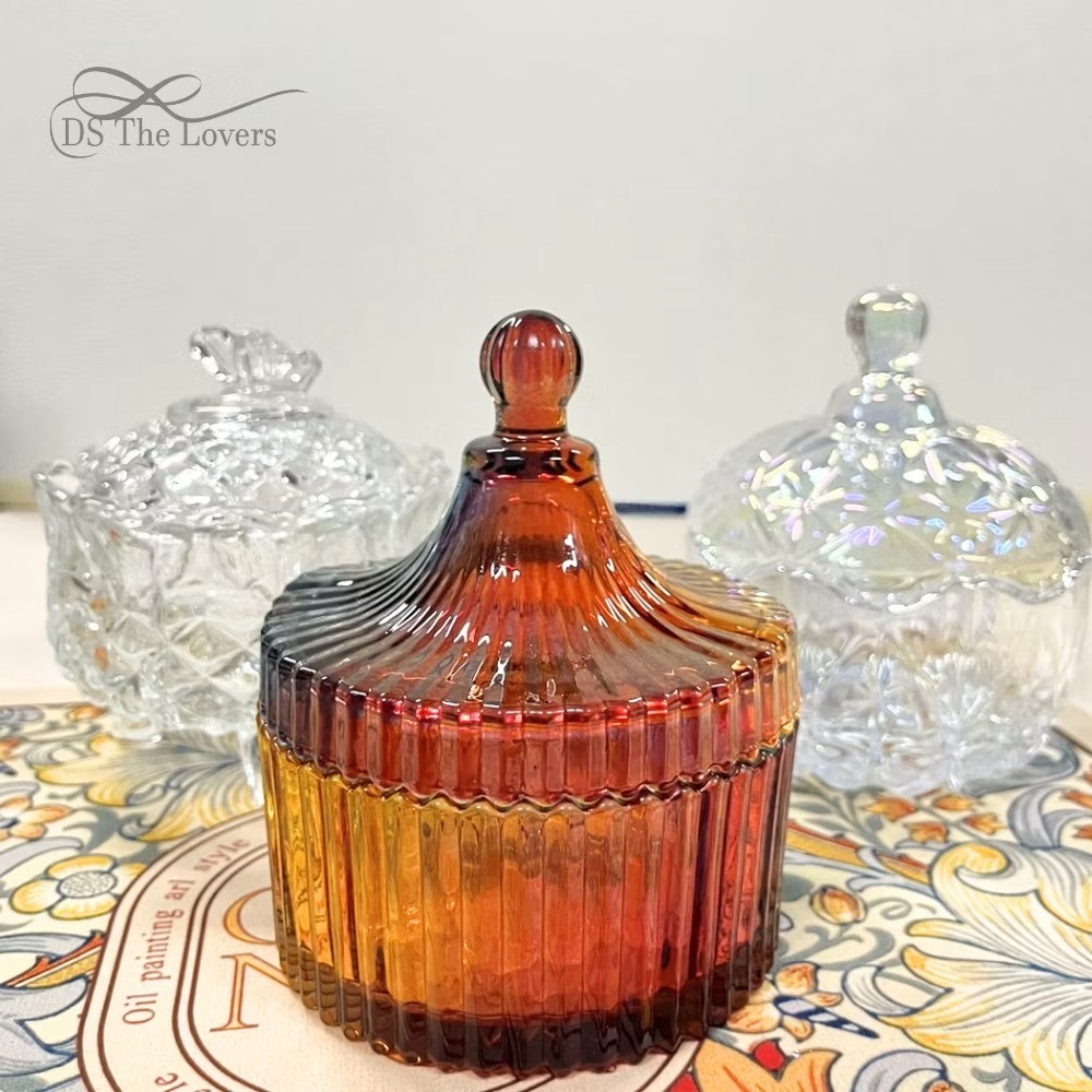 璀璨光盒｜歐式浮雕水晶玻璃消磁碗 (多款可選)