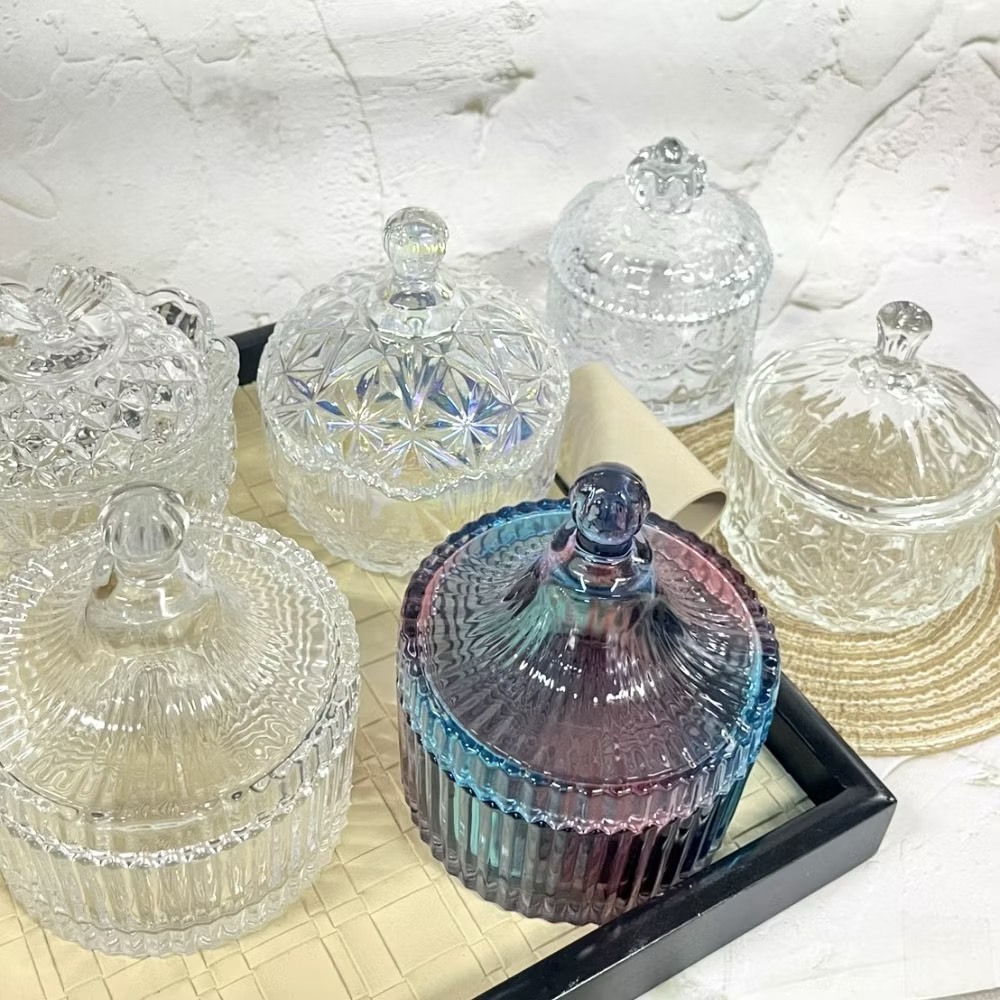 璀璨光盒｜歐式浮雕水晶玻璃消磁碗 (多款可選)