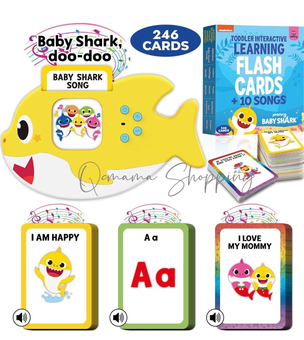 (現貨) 美國直送Baby Shark讀卡機 (246 cards, 12 Theme)