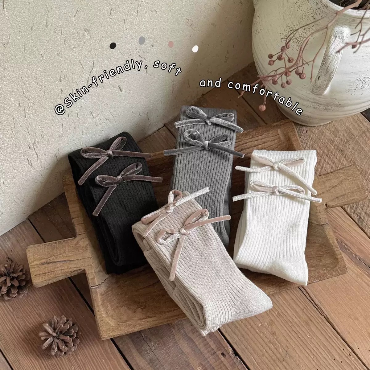 [陸製]單側兩個蝴蝶結