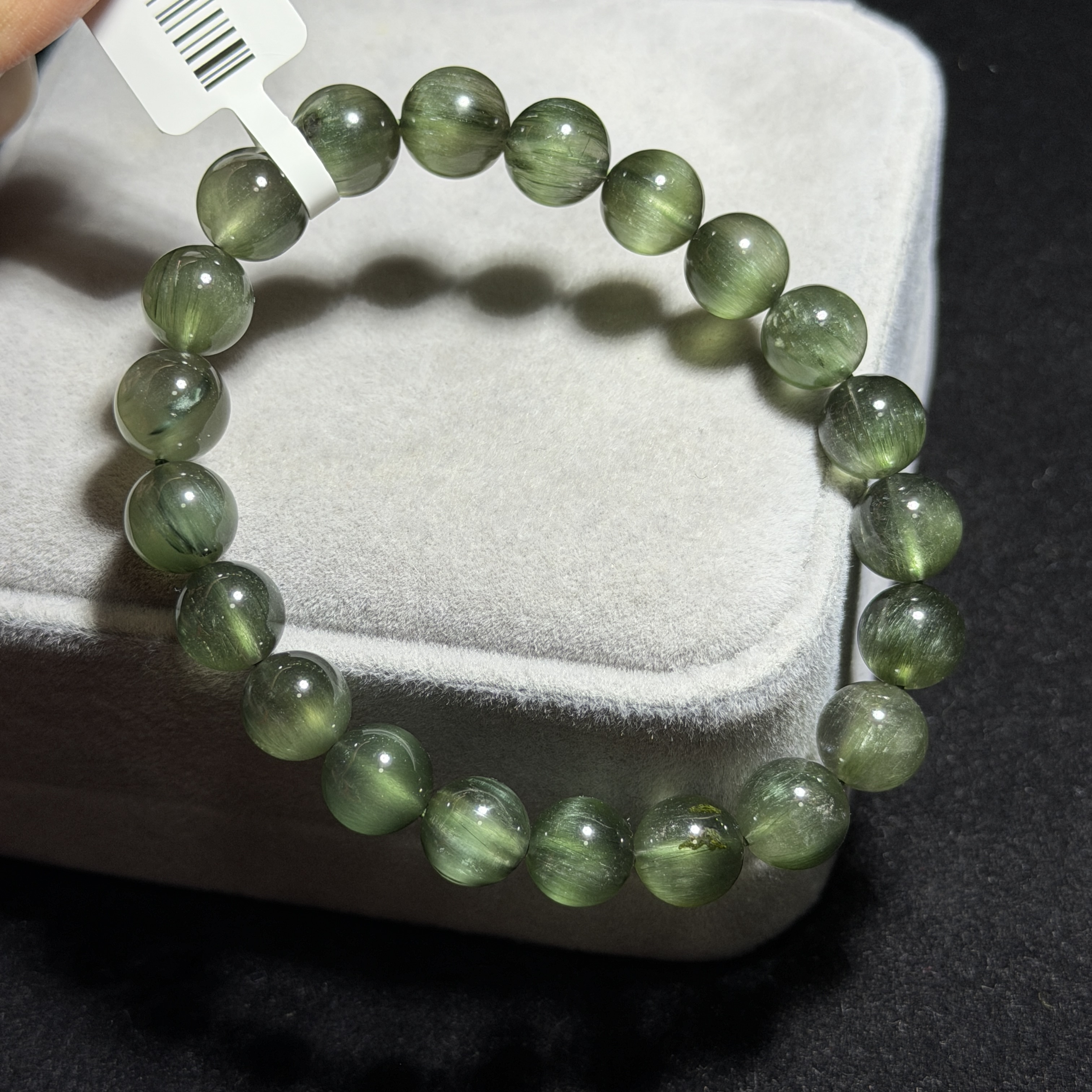 極高級貓眼綠髮晶 9+mm GR1567