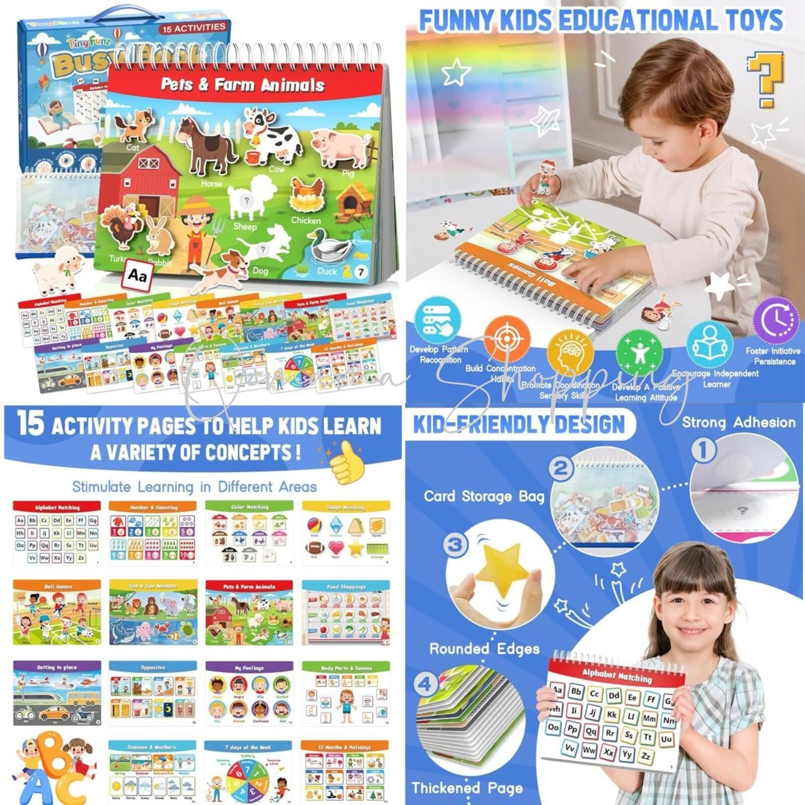 (現貨) Busy Book 貼貼書 (連盒)