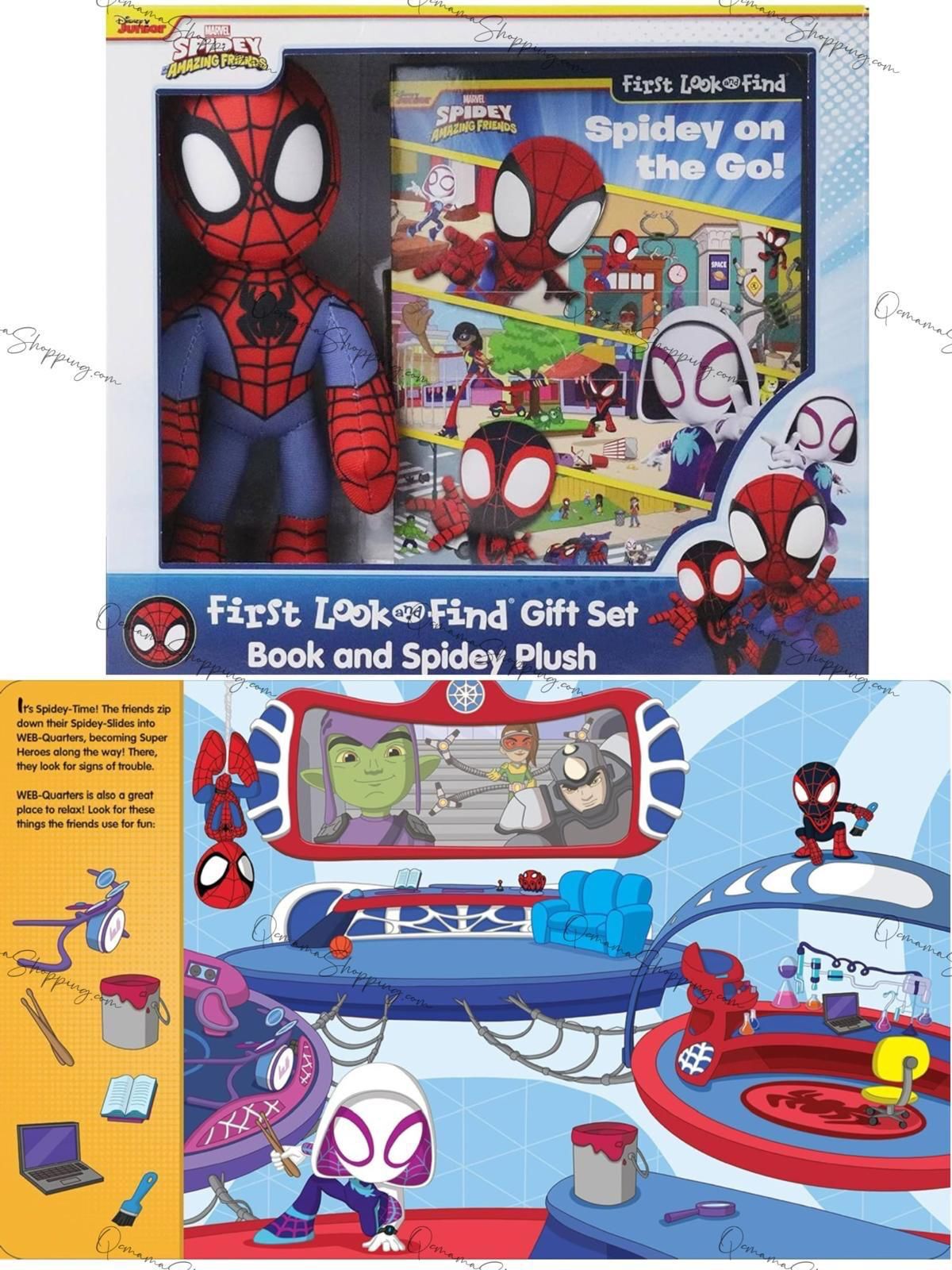 (現貨) 美國直送Spiderman公仔+Story book gift set
