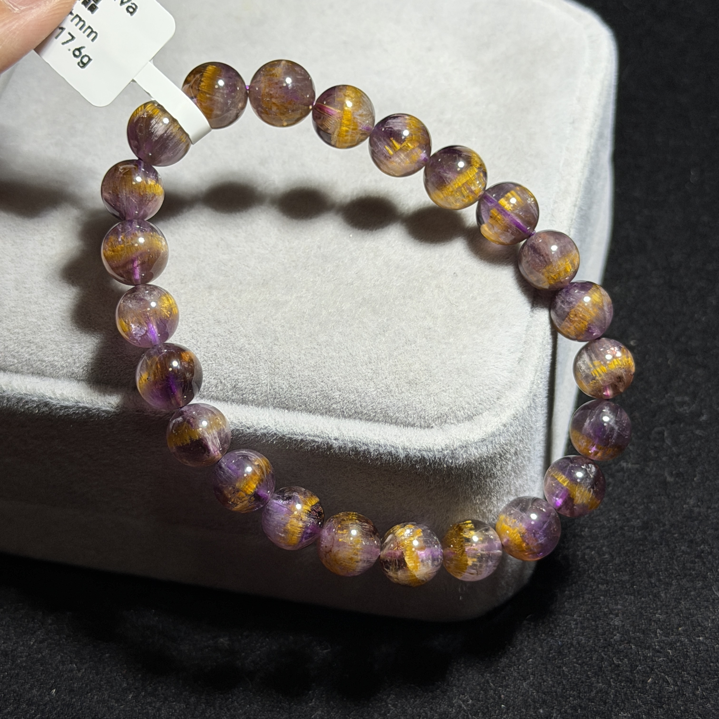 紫鈦晶金腰帶 8+mm ABT1638