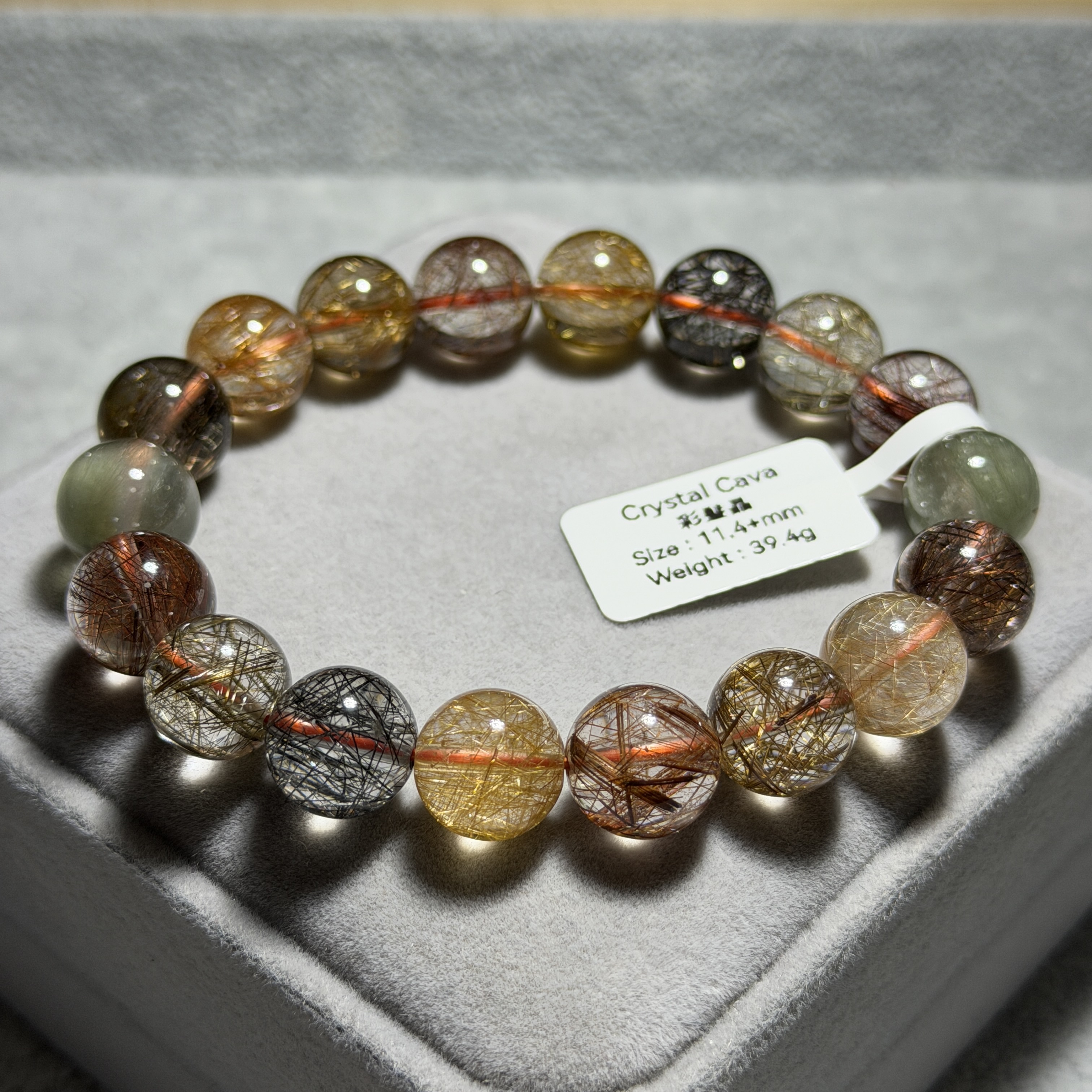 高質全色系彩髮晶 11.4+mm RQ15780