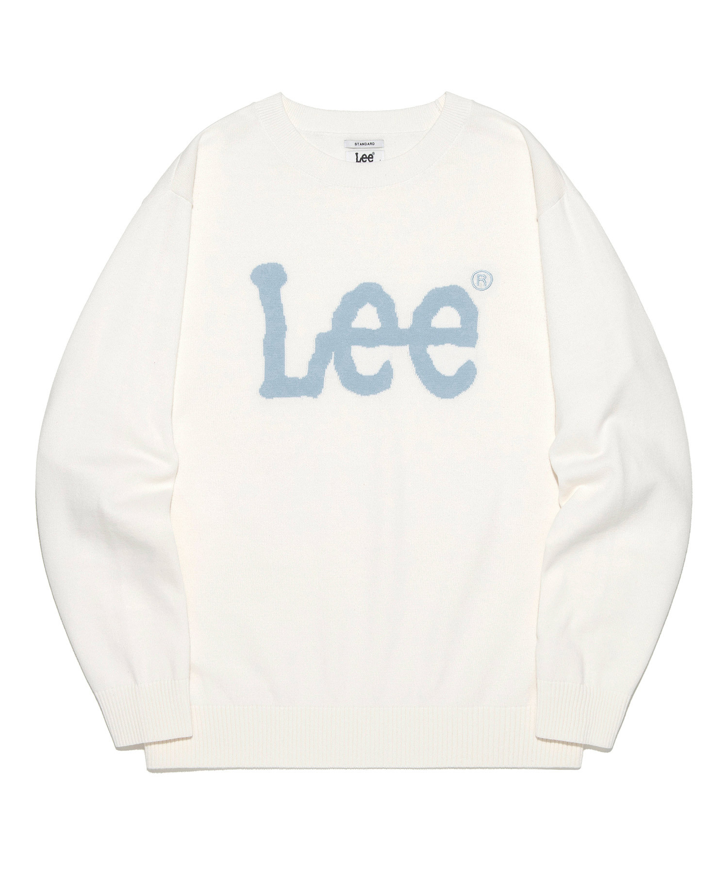Lee Big Twitch Logo Knit Ivory LE2501KT01IV