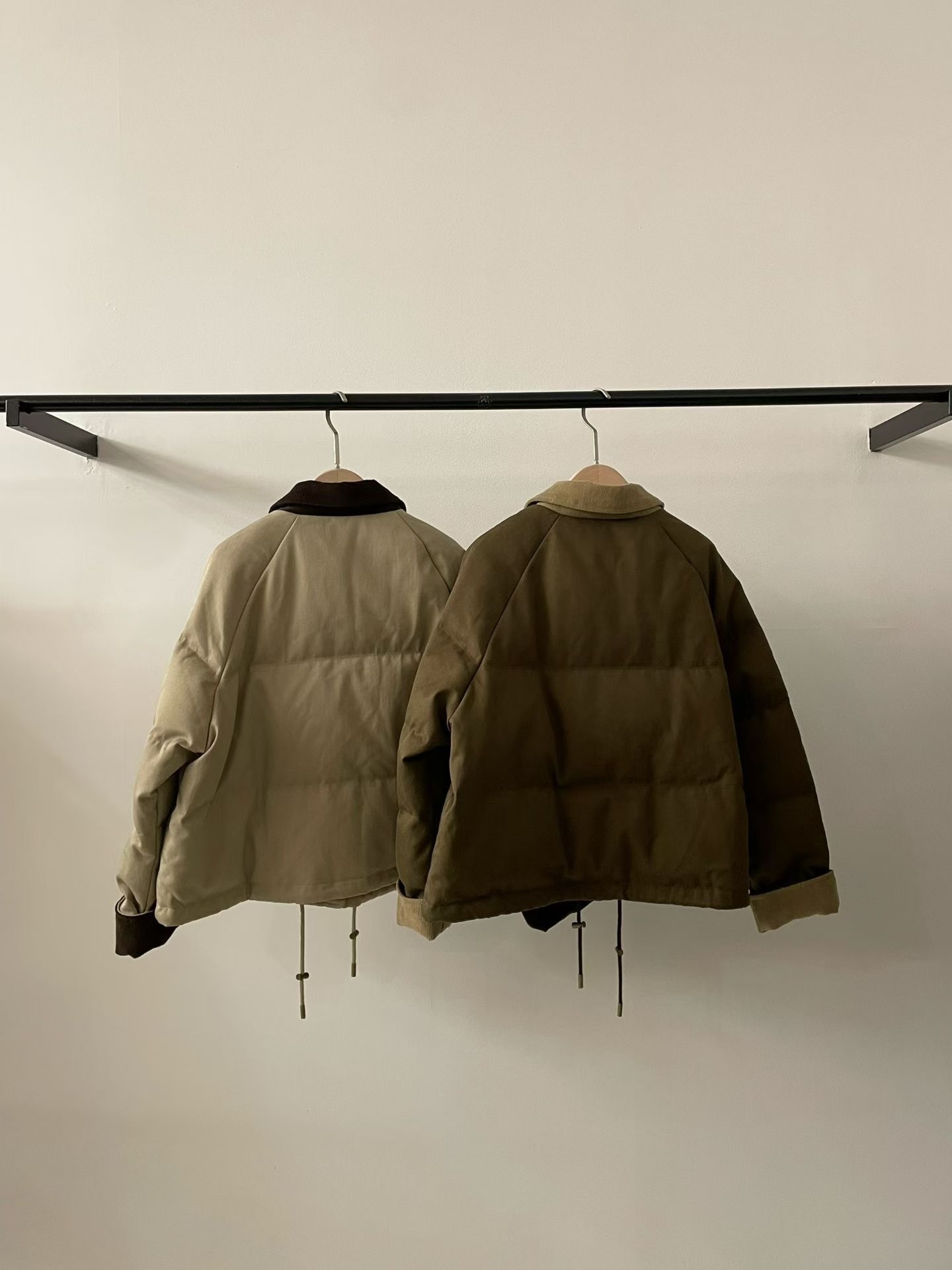 A1DA5#8034拼色羽絨外套90% Duck ^2色