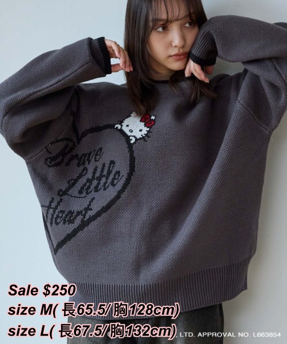 260108 Sale Sanrio 角色圖案冷衫/ 多款
