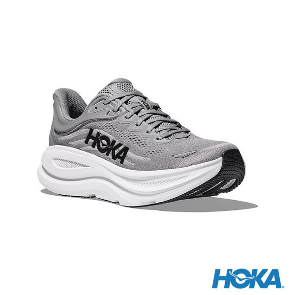 Hoka Bondi 9 X 1162015-GCTC 男 慢跑鞋 超寬楦 跑鞋 路跑 銀河灰