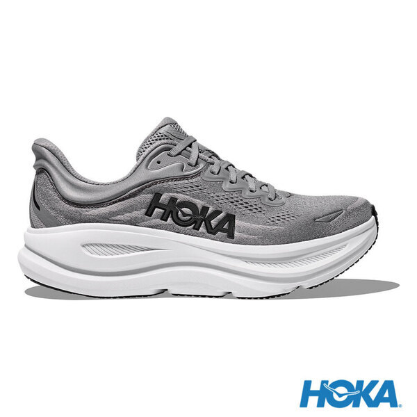 Hoka Bondi 9 X 1162015-GCTC 男 慢跑鞋 超寬楦 跑鞋 路跑 銀河灰