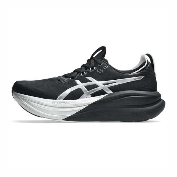 Asics 亞瑟士 GEL-Nimbus 28 Platinum1011C214-001 男 慢跑鞋 白金 黑銀