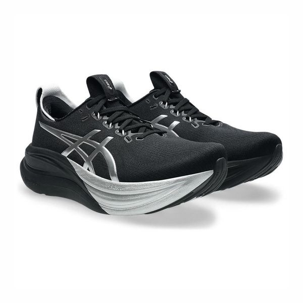 Asics 亞瑟士 GEL-Nimbus 28 Platinum1011C214-001 男 慢跑鞋 白金 黑銀